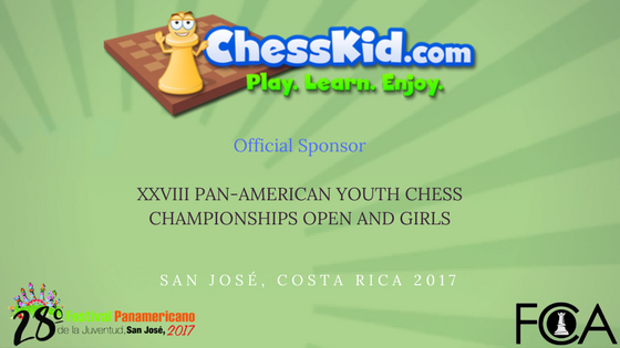 Costa Rica Chess Federation give the welcome: