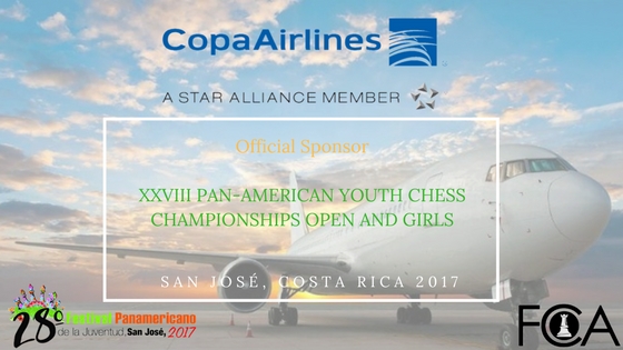 Costa Rica Chess Federation give the welcome: